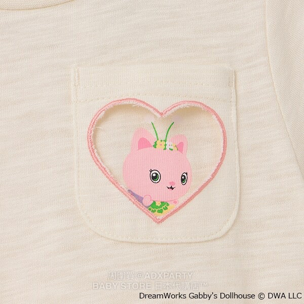Japanese children's clothing pe#main x Gabby's Dollhouse dress 80-130cm girls summer dresses 