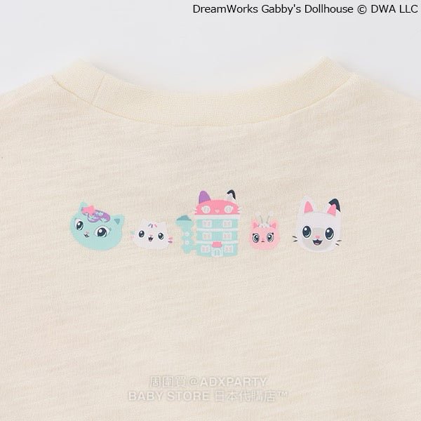Japanese children's clothing pe#main x Gabby's Dollhouse dress 80-130cm girls summer dresses 