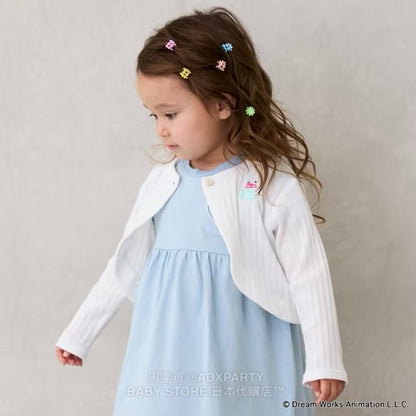 Japanese children's clothing pe#main x Gabby's Dollhouse knitted jacket 80-130cm girls summer outerwear 