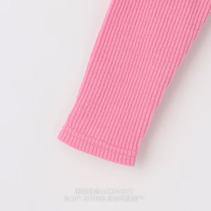 Japanese children's clothing pe#main x Gabby's Dollhouse knitted jacket 80-130cm girls summer outerwear 