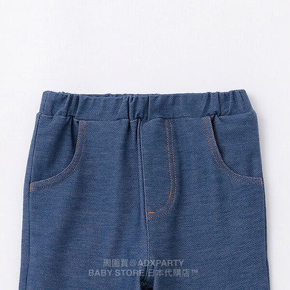 Japanese children's clothing pe#main x Gabby's Dollhouse cropped pants 80-130cm girls' summer PANTS 