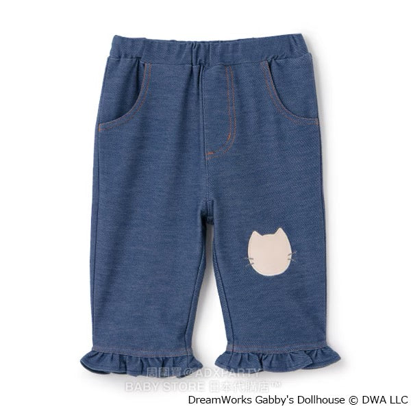 Japanese children's clothing pe#main x Gabby's Dollhouse cropped pants 80-130cm girls' summer PANTS 