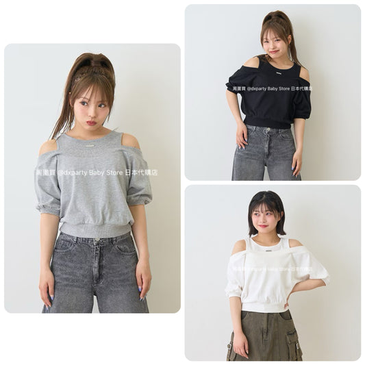 Lovetoxic Off-the-shoulder Top (130-160cm) for Girls (Summer) 