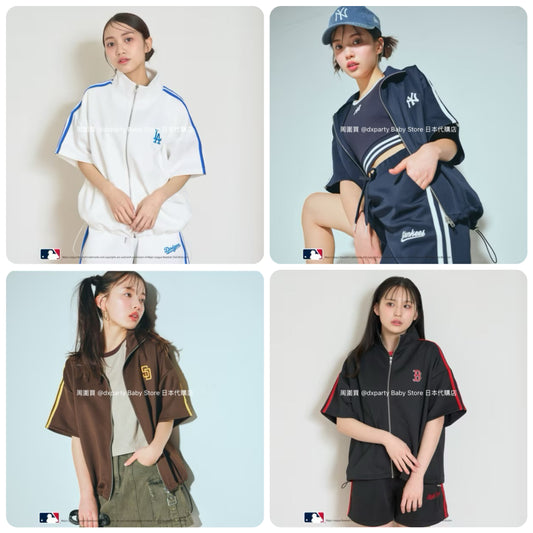 Lovetoxic x MLB Water-Absorbent Quick-Drying Short-Sleeved Jacket (140-170cm) for Girls (Summer Outerwear) 