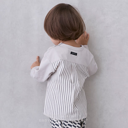 Japanese children's clothing pe#main car embroidered long-sleeved top 80-130cm boys' autumn TOPS 