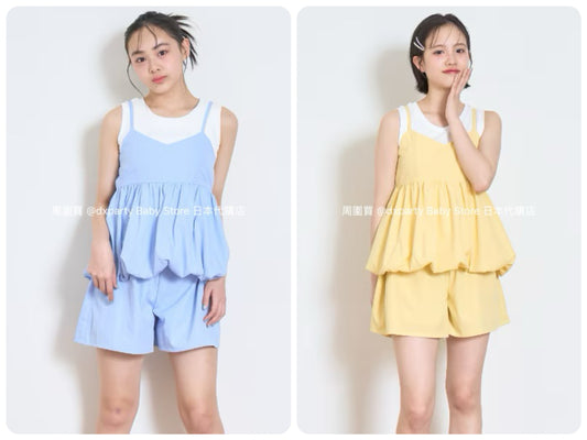 Lovetoxic Japanese children's clothing casual three-piece suit 140-160cm girls summer TOPS PANTS