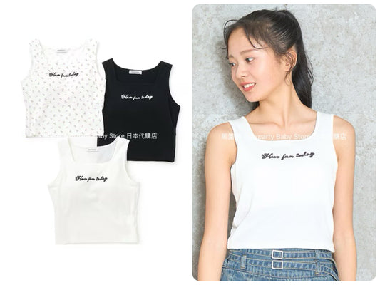 Lovetoxic Japanese Children's Clothing Vest 140-160cm Girls Summer TOPS 