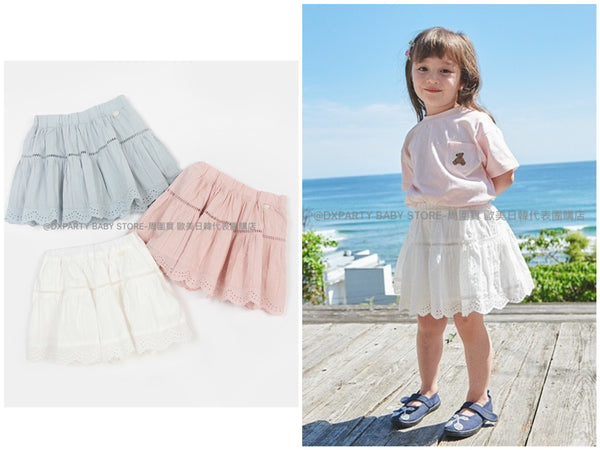 日本童裝 pe#main 蕾絲短裙 80-130cm 女童款 夏季 SKIRTS