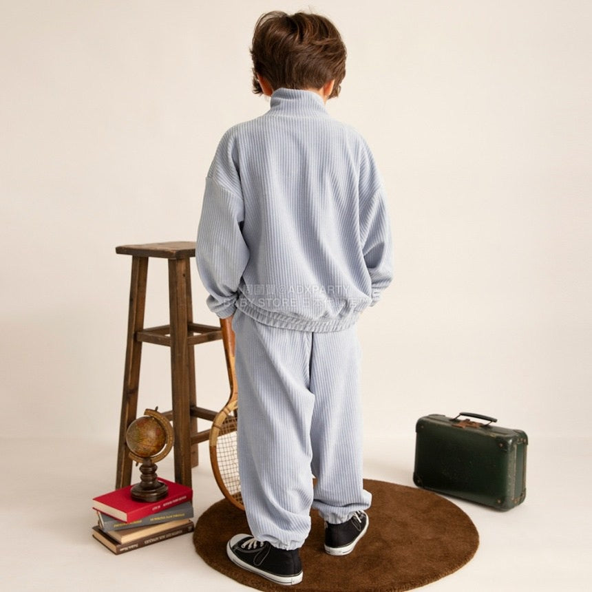 日本童裝 Branshes x FILA 針織燈芯絨外套 100-150cm 男童款/女童款 秋季 OUTERWEAR