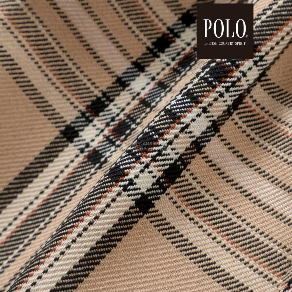 日本童裝  SLAP SLIP x POLO BCS 翻領抽褶腰帶格紋背帶裙 80-130cm 女童款 冬季 DRESSES 面試/宴會/表演