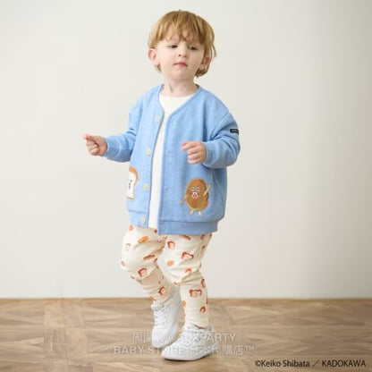 Japanese children's clothing pe#main x Bread Thief round neck jacket 80-130cm boys/girls autumn outerwear 