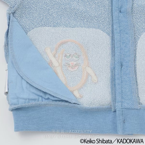 Japanese children's clothing pe#main x Bread Thief round neck jacket 80-130cm boys/girls autumn outerwear 