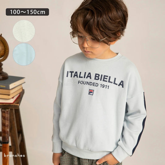 日本童裝 Branshes x FILA 衛衣 100-150cm 男童款/女童款 秋季 TOPS