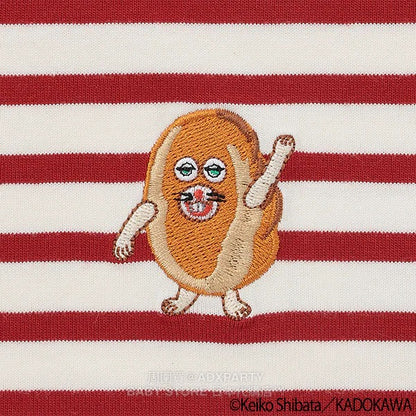 Japanese children's clothing pe#main x Bread Thief striped top 80-130cm boys/girls autumn TOPS 