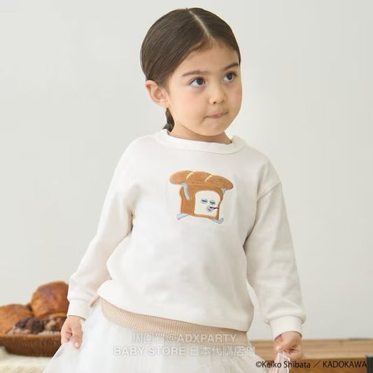Japanese children's clothing pe#main x Bread Thief patchwork top 80-130cm boys/girls autumn TOPS 