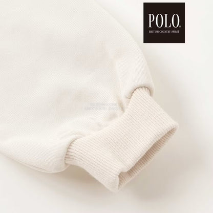 日本童裝  SLAP SLIP x POLO BCS 刺繡裙邊衛衣 80-130cm 女童款 冬季 TOPS 聖誕紅/新年紅