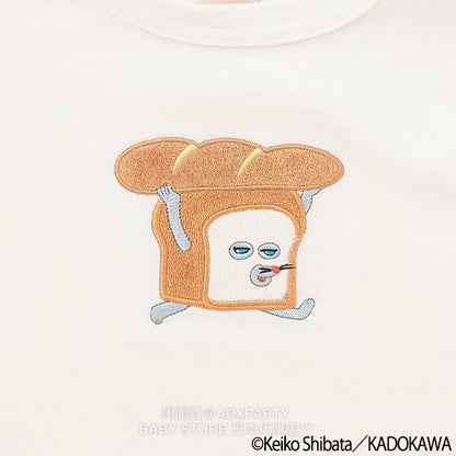 Japanese children's clothing pe#main x Bread Thief patchwork top 80-130cm boys/girls autumn TOPS 
