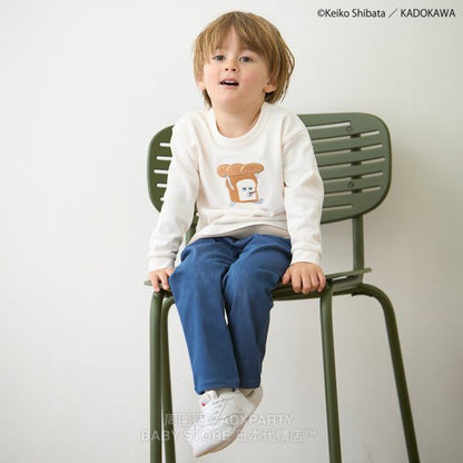 Japanese children's clothing pe#main x Bread Thief stretch casual pants 80-110cm boys' autumn PANTS 