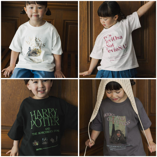 日本童裝 GlobalWork x Harry Potter 吸水速乾 印花上衣 100-120cm 男童款/女童款 夏季 其他品牌童裝