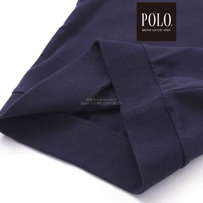 日本童裝  SLAP SLIP x POLO BCS 全印花上衣及刺繡小熊背心套裝 80-130cm 男童款/女童款 秋季 TOPS