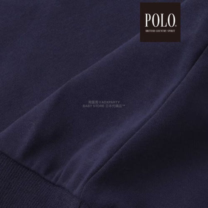 日本童裝  SLAP SLIP x POLO BCS 全印花上衣及刺繡小熊背心套裝 80-130cm 男童款/女童款 秋季 TOPS