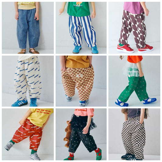 日本童裝 p.premier 斜紋長褲 80-140cm 男童款/女童款 夏季  PANTS