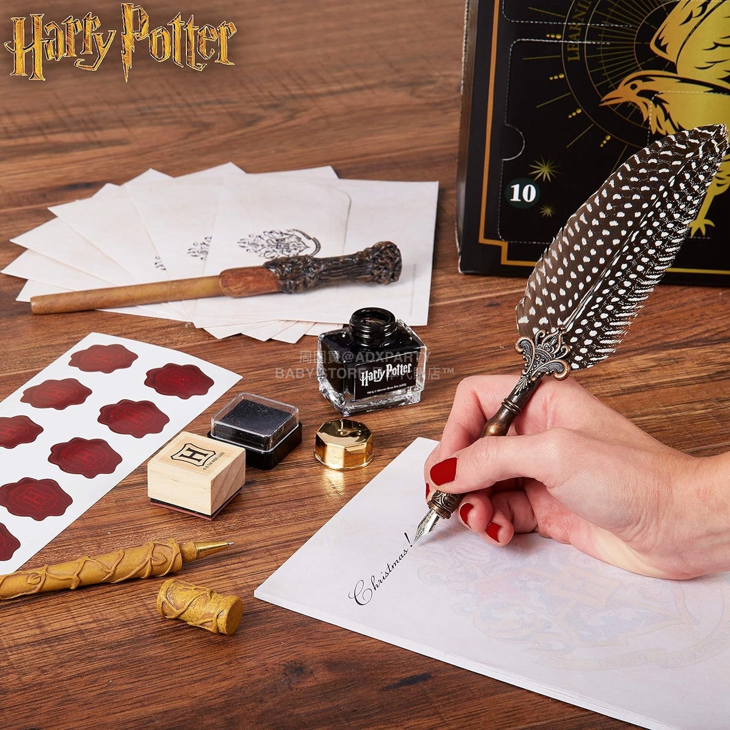 英美直送 Harry Potter Stationery Socks & Accessories聖誕倒數日曆 兒童款 聖誕快樂特輯 聖誕倒數日曆A 滿$900可加$25免運 Christmas Advent Calendars 2025