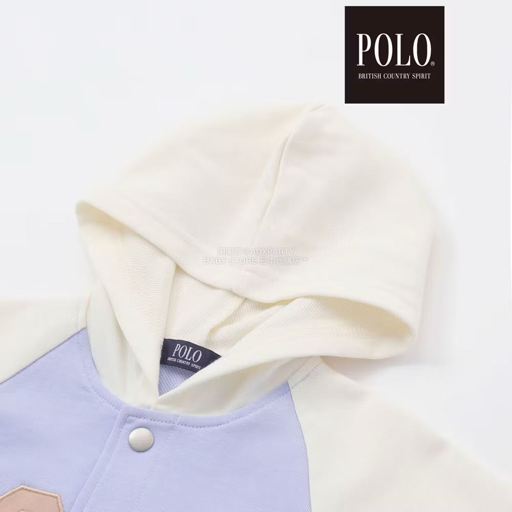 日本童裝  SLAP SLIP x POLO BCS 連帽刺繡logo外套 80-130cm 男童款/女童款 秋季 OUTERWEAR