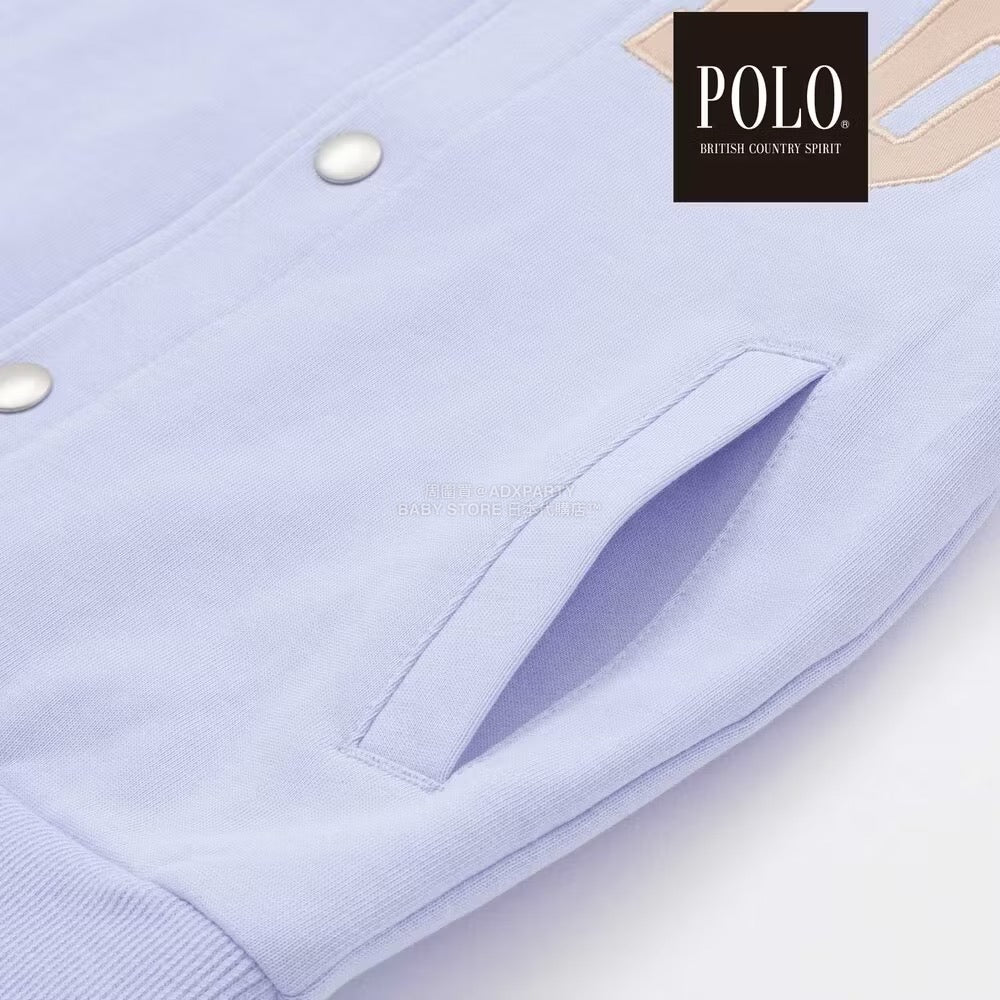 日本童裝  SLAP SLIP x POLO BCS 連帽刺繡logo外套 80-130cm 男童款/女童款 秋季 OUTERWEAR