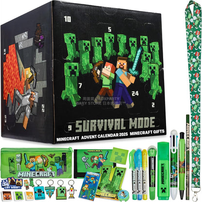英美直送 Minecraft Stationery & Accessories聖誕倒數日曆 兒童款 聖誕快樂特輯 聖誕倒數日曆 不參與$900免運 滿$900可加$25免運 Christmas Advent Calendars 2025