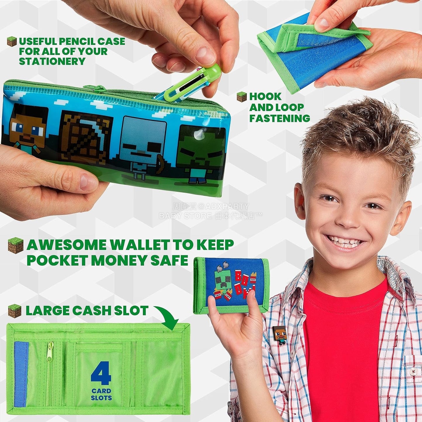 英美直送 Minecraft Stationery & Accessories聖誕倒數日曆 兒童款 聖誕快樂特輯 聖誕倒數日曆A 不參與$900免運 滿$900可加$25免運 Christmas Advent Calendars 2025