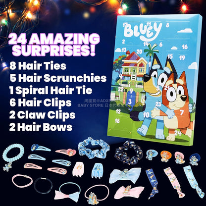英美直送 Bluey Hair Accessories聖誕倒數日曆 兒童款 聖誕快樂特輯 聖誕倒數日曆A 不參與$900免運 滿$900可加$25免運 Christmas Advent Calendars 2025