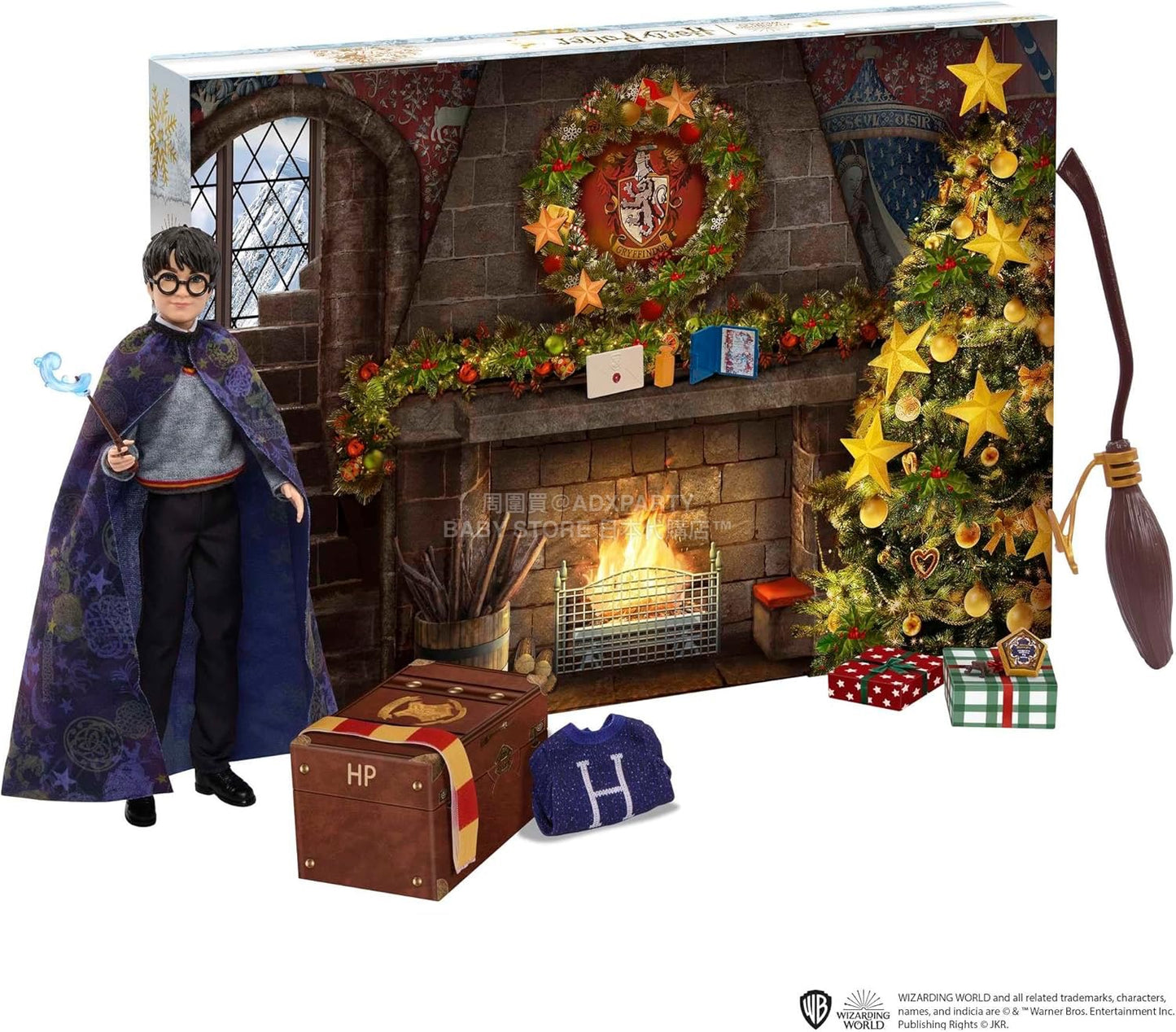 英美直送 Harry Potter Fashion Doll with 24 Surprise Accessories聖誕倒數日曆 兒童款 聖誕快樂特輯 聖誕倒數日曆A 不參與$900免運 滿$900可加$25免運 Christmas Advent Calendars 2025