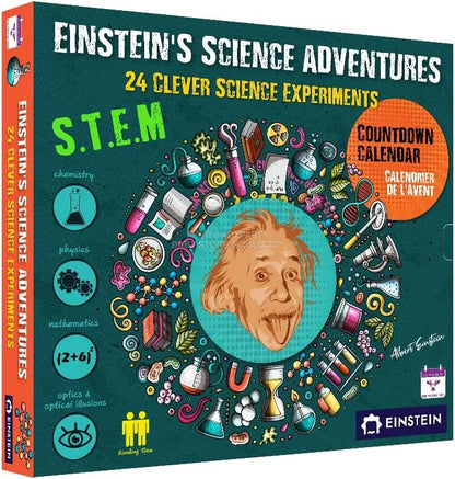 英美直送 Einstein Science Adventures聖誕倒數日曆 兒童款 聖誕快樂特輯 聖誕倒數日曆 不參與$900免運 滿$900可加$25免運 Christmas Advent Calendars 2025