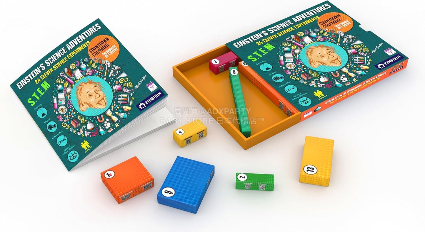 英美直送 Einstein Science Adventures聖誕倒數日曆 兒童款 聖誕快樂特輯 聖誕倒數日曆 不參與$900免運 滿$900可加$25免運 Christmas Advent Calendars 2025