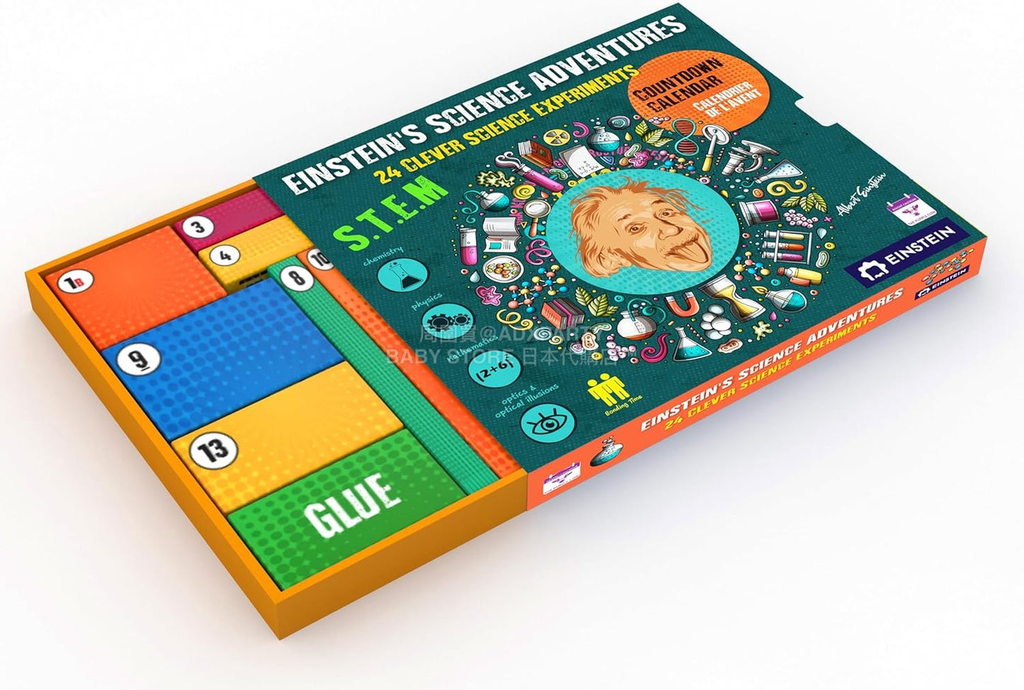 英美直送 Einstein Science Adventures聖誕倒數日曆 兒童款 聖誕快樂特輯 聖誕倒數日曆 不參與$900免運 滿$900可加$25免運 Christmas Advent Calendars 2025