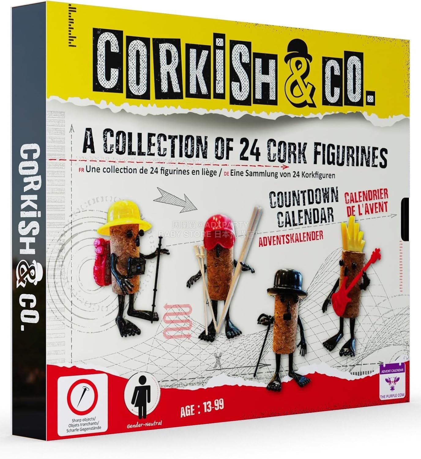 英美直送 Meet the Corkish & Co.'s 聖誕倒數日曆 兒童款 聖誕快樂特輯 聖誕倒數日曆A 不參與$900免運 滿$900可加$25免運 Christmas Advent Calendars 2025