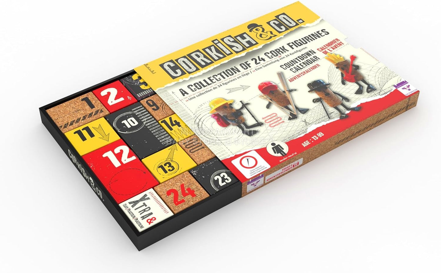 英美直送 Meet the Corkish & Co.'s 聖誕倒數日曆 兒童款 聖誕快樂特輯 聖誕倒數日曆A 不參與$900免運 滿$900可加$25免運 Christmas Advent Calendars 2025