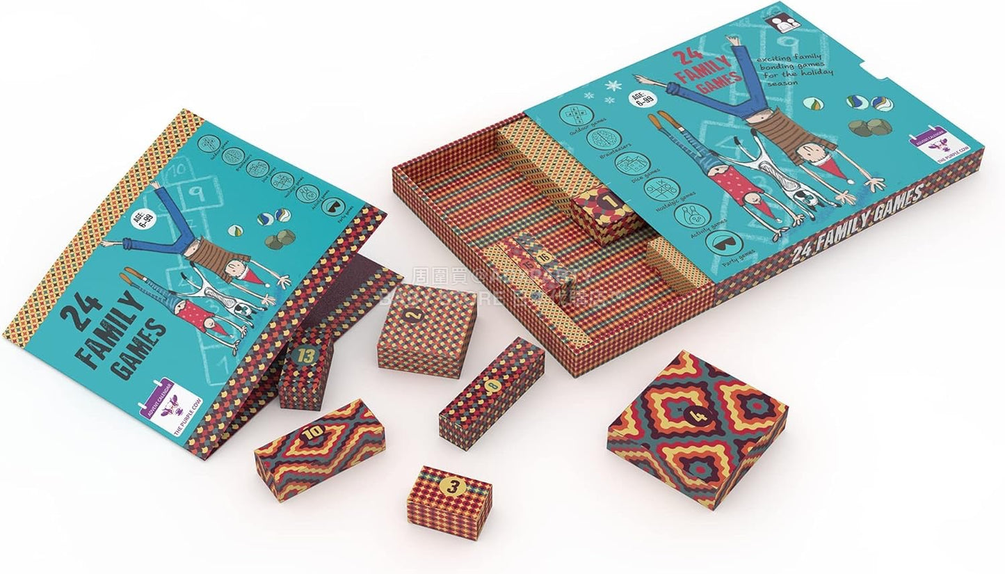 英美直送 FAMILY GAMES聖誕倒數日曆 兒童款 聖誕快樂特輯 聖誕倒數日曆A 不參與$900免運 滿$900可加$25免運 Christmas Advent Calendars 2025