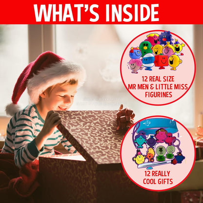 英美直送 Mr. Men & Little Miss Collectible Cartoon Toys聖誕倒數日曆 兒童款 聖誕快樂特輯 聖誕倒數日曆A 不參與$900免運 滿$900可加$25免運 Christmas Advent Calendars 2025