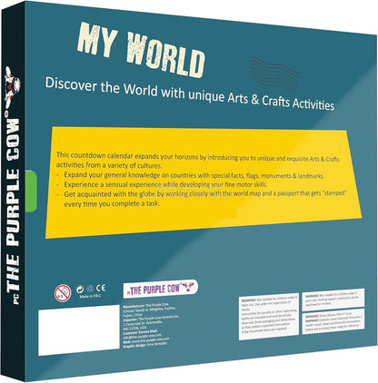 英美直送 My World “Visit” 24 countries and come back just in time聖誕倒數日曆 兒童款 聖誕快樂特輯 聖誕倒數日曆A 不參與$900免運 滿$900可加$25免運 Christmas Advent Calendars 2025