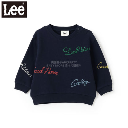 日本童裝 pe#main x Lee 刺繡衛衣 80-130cm 男童款/女童款 秋季 TOPS