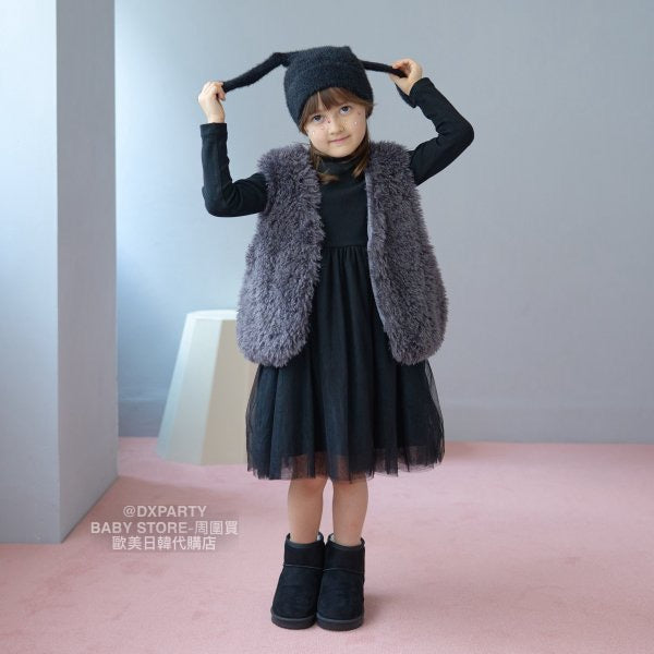 日本童裝 Ly# mine 網紗連身裙 100-150cm 女童款 秋季 DRESSES