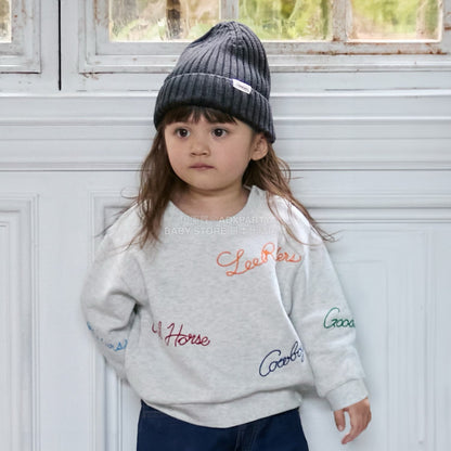 日本童裝 pe#main x Lee 刺繡衛衣 80-130cm 男童款/女童款 秋季 TOPS