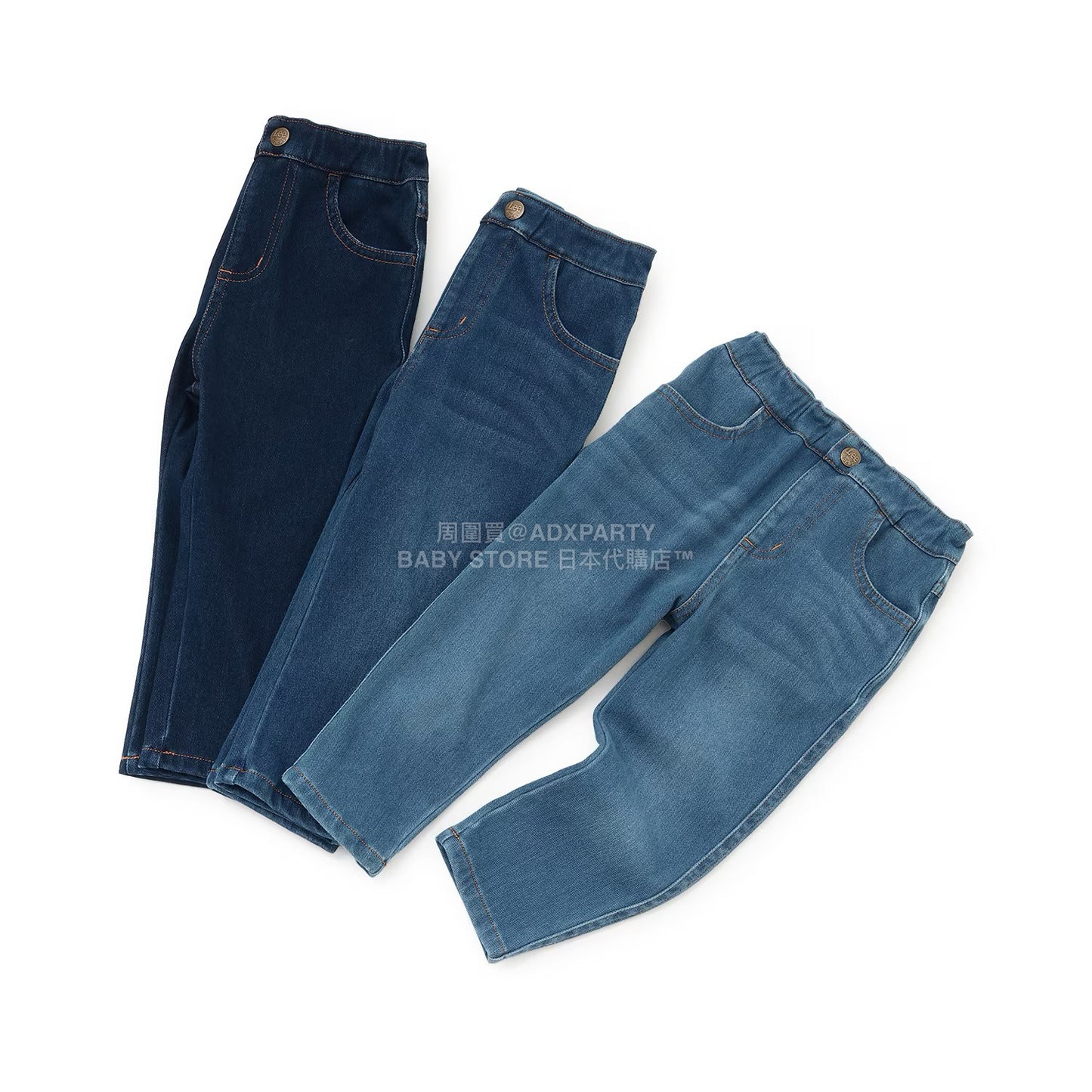 日本童裝 pe#main x Lee 牛仔長褲 80-130cm 男童款/女童款 秋季 PANTS