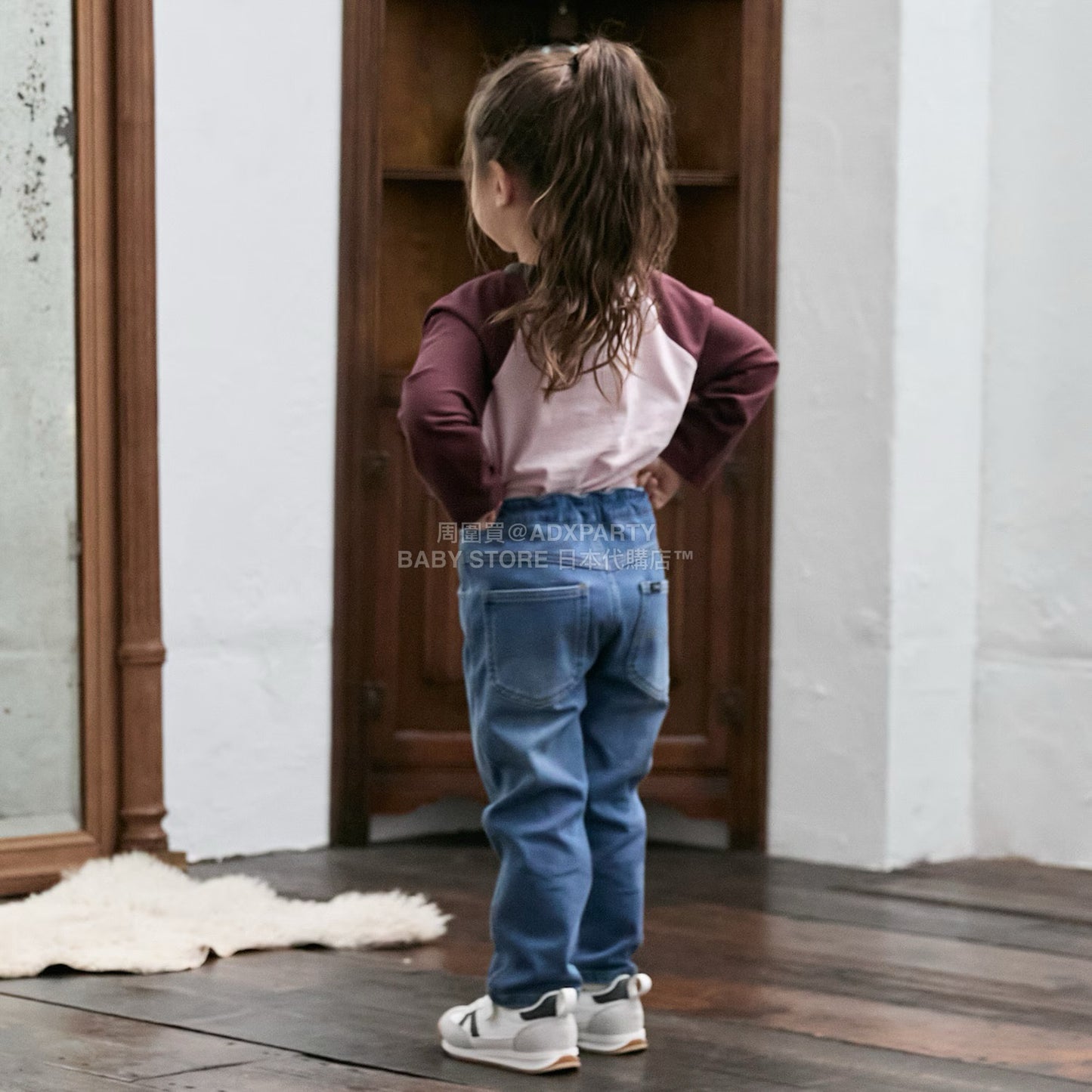 日本童裝 pe#main x Lee 牛仔長褲 80-130cm 男童款/女童款 秋季 PANTS