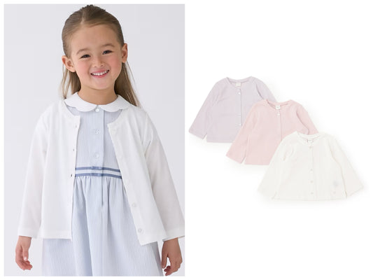 日本童裝 pe#main 防UV 針織外套 80-130cm 女童款 夏季 OUTERWEAR