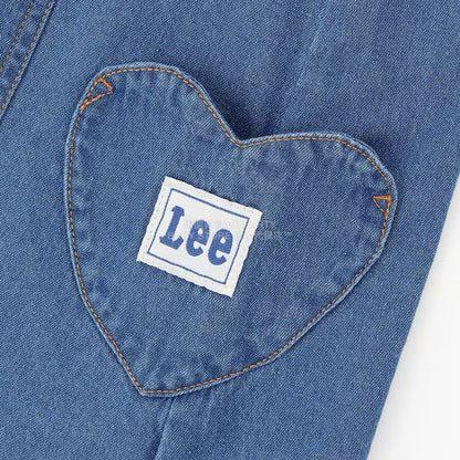 日本童裝 pe#main x Lee 牛仔連身裙 80-130cm 女童款 秋季 DRESSES