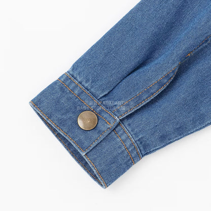 日本童裝 pe#main x Lee 牛仔連身裙 80-130cm 女童款 秋季 DRESSES