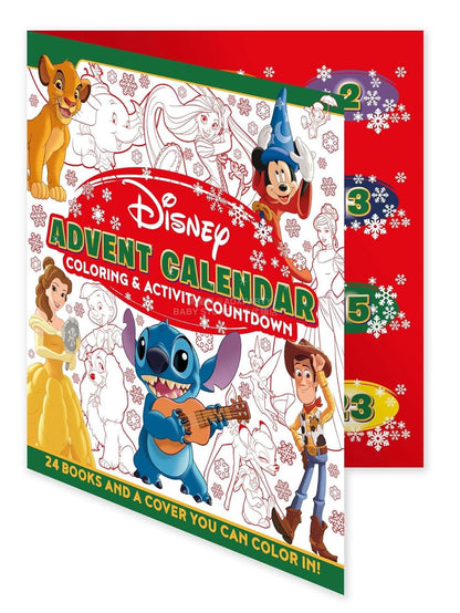 英美直送 Disney Coloring & Activity Book 聖誕倒數日曆 兒童款 聖誕快樂特輯 聖誕倒數日曆A 不參與$900免運 滿$900可加$25免運 Christmas Advent Calendars 2025